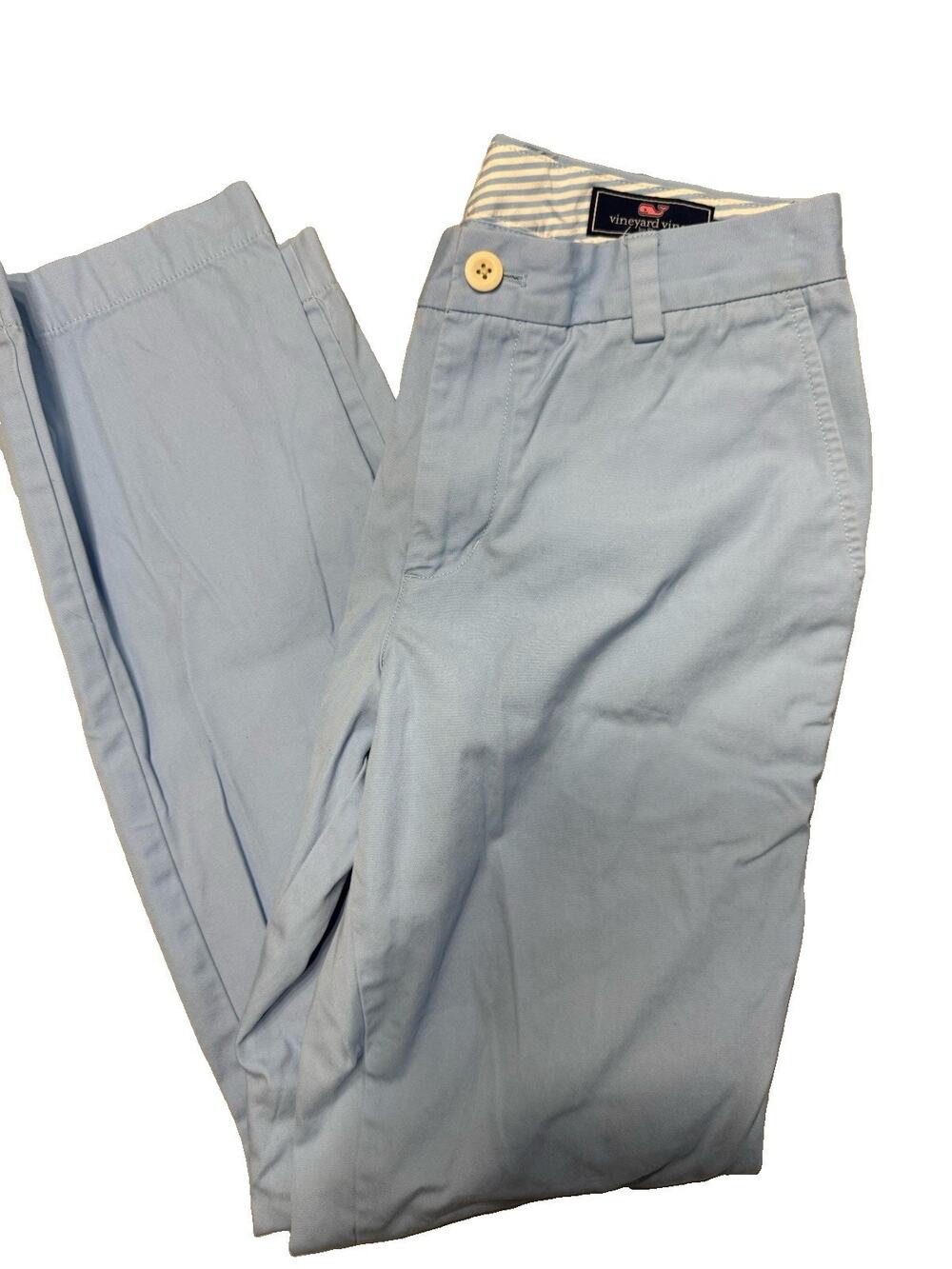 Vineyard Vines Men's Blue Chino Pants Classic Fit Straight Leg 30x32 Pockets.
